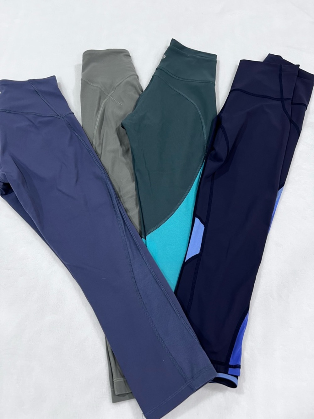 Lululemon 4 Pair High Rise Cropped Leggings Bundle XS S Approx